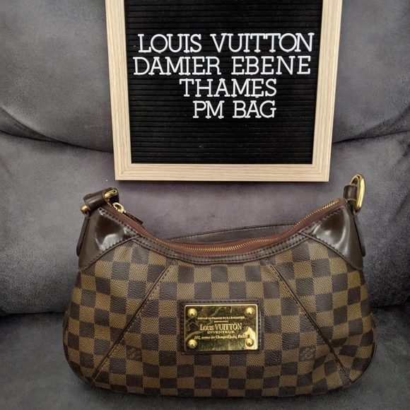 LV Damier Ebene Canvas Thames PM Bag - Picture 2 of 4